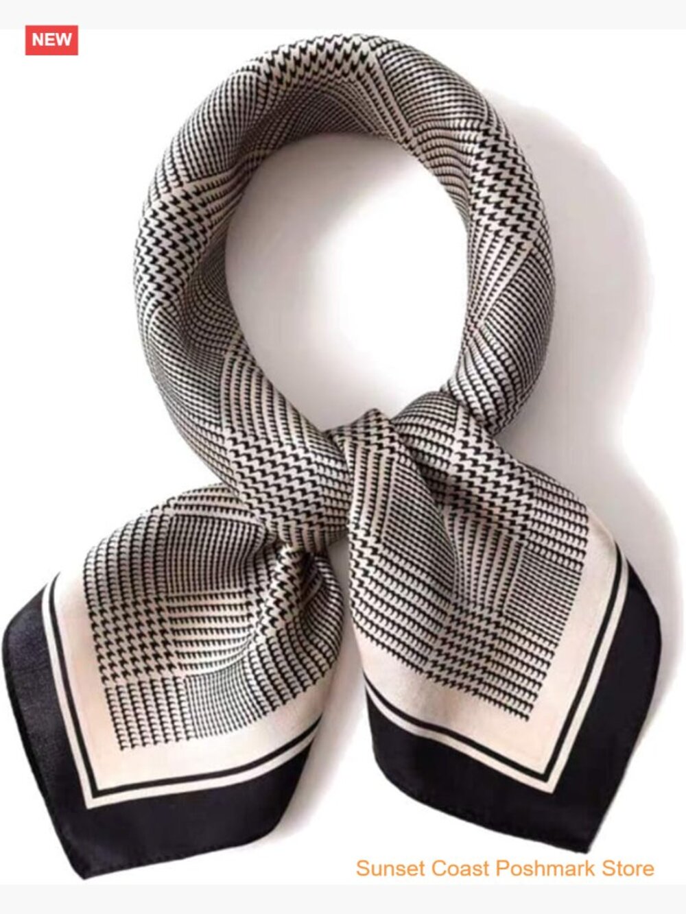 100% Mulberry Silk Scarf - 21x21 Lightweight Neckerchief